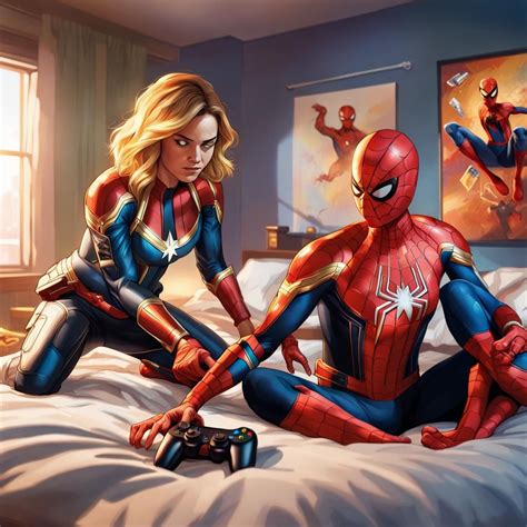 captain marvel porn|Spiderman And Captain Marvel Porn Videos 